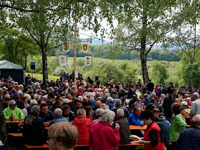 Titelbild "Treffpunkt Musikerhäusle" Maifest unter dem Maibaum