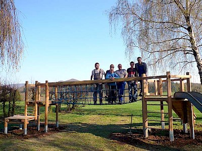 Titelbild Aufbau Spielgerät