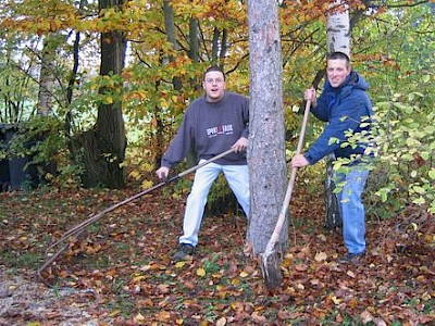Titelbild Arbeitseinsatz Herbst