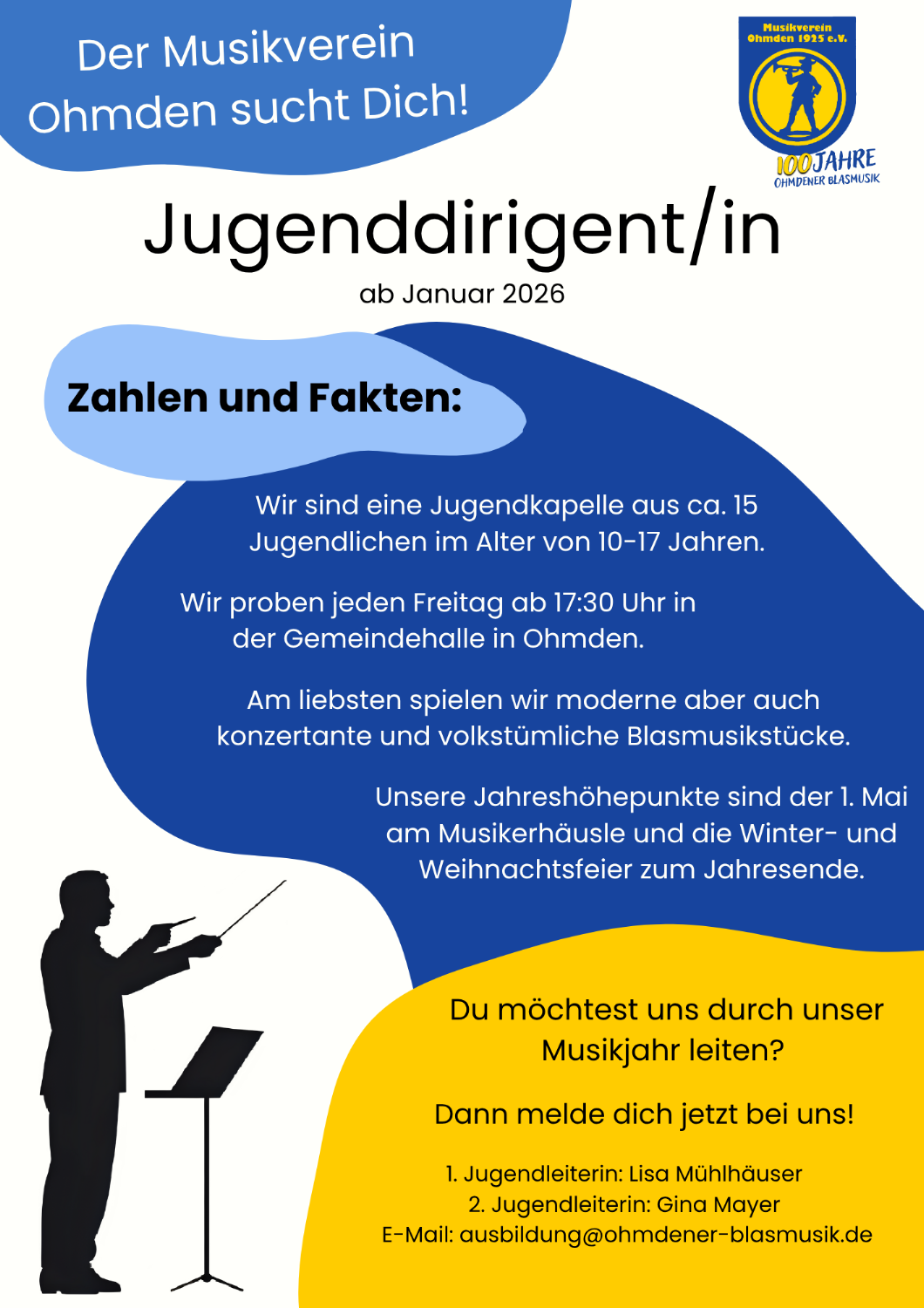 Jugenddirigent(in) gesucht! Titelbild Jugenddirigent(in) gesucht!