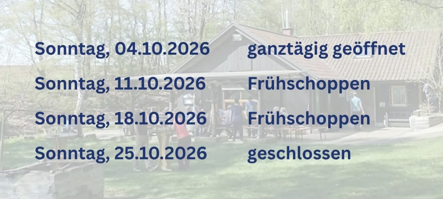 Titelbild Öffnungszeiten im Oktober